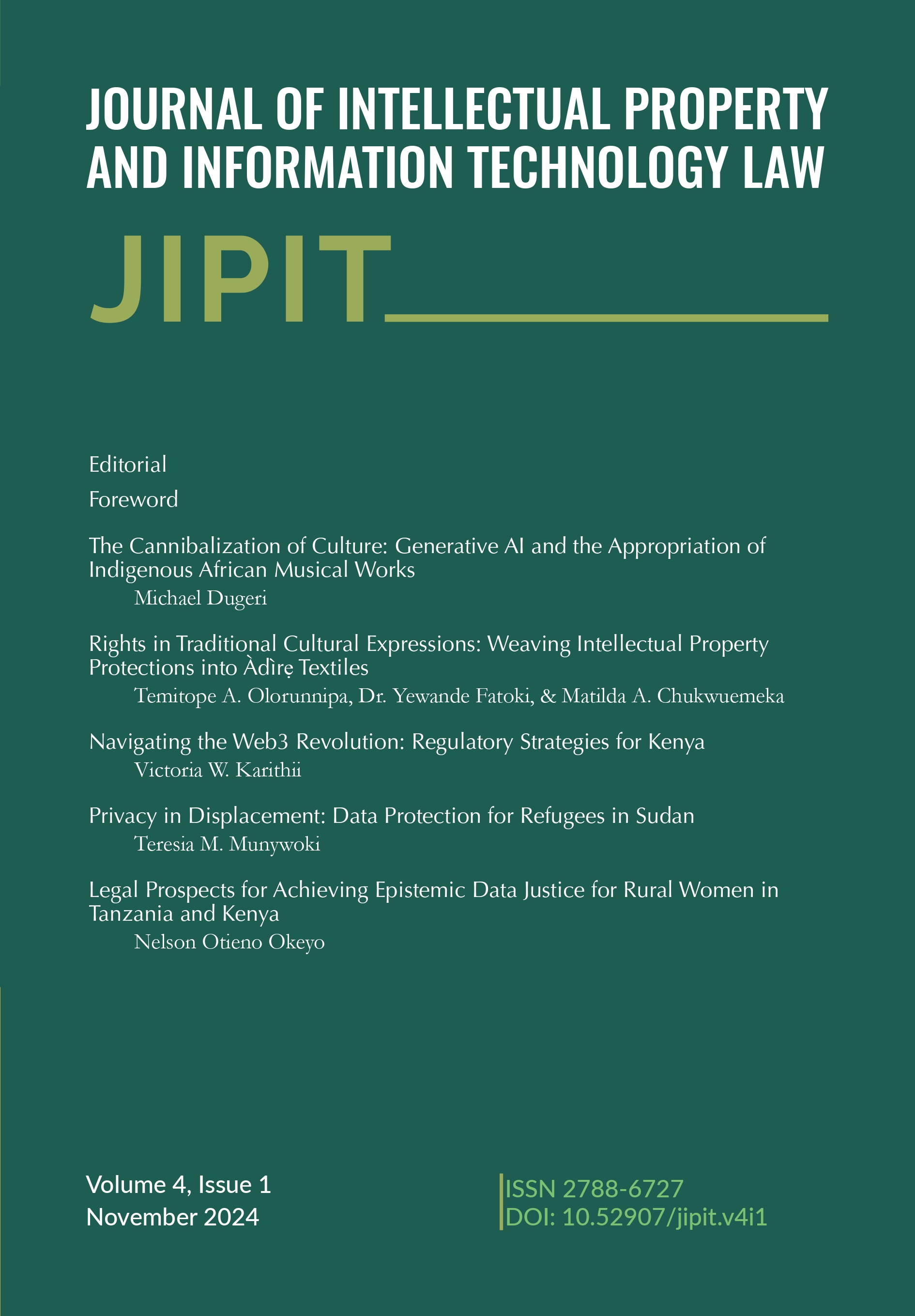 View Vol. 4 No. 1 (2024)